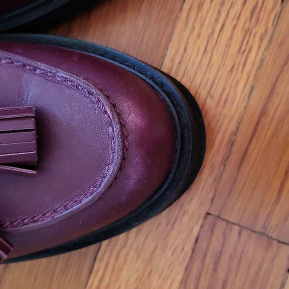 Stuart Weitzman Adrina Tassel Chunky Loafers - Picture 2 of 14